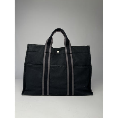 Hermès Black Cotton Handbag image 3