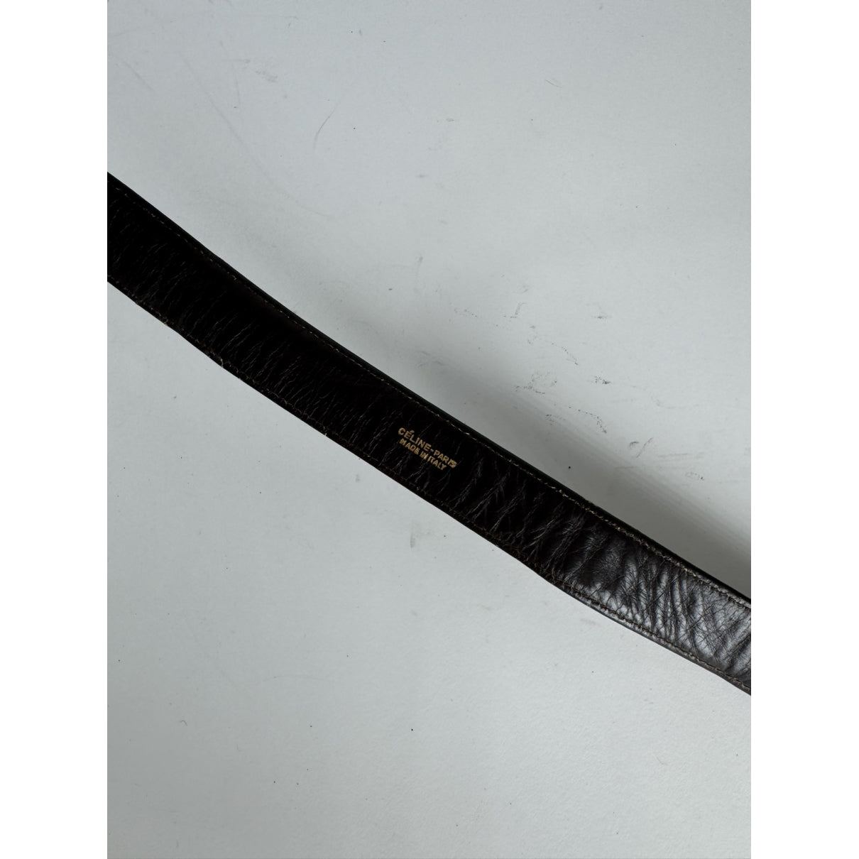 Celine Triomphe Multicolour Leather Belt image 3