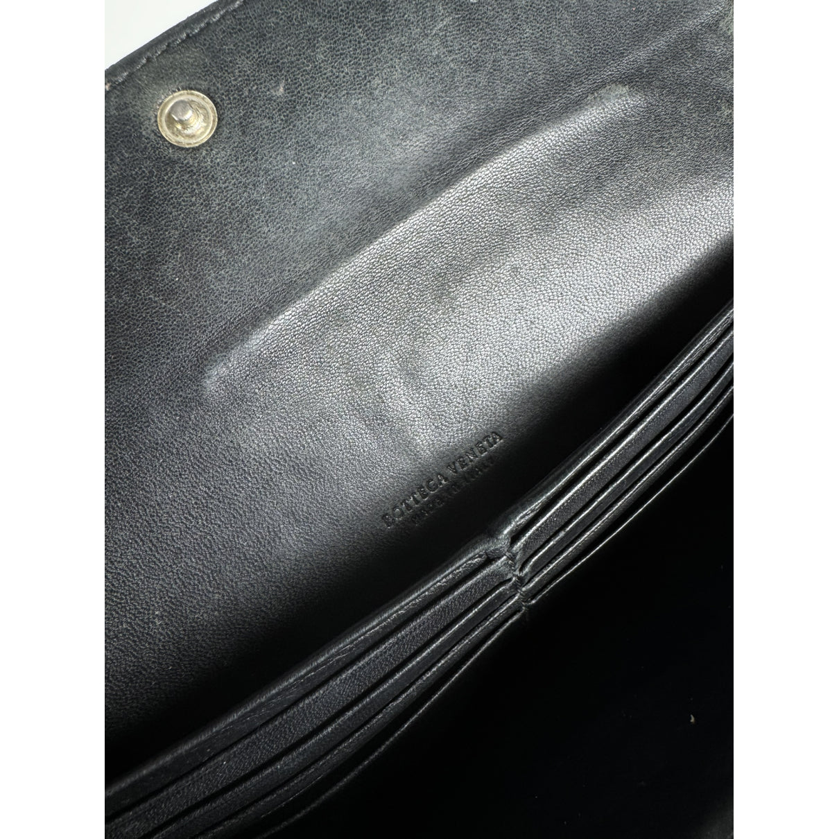 Bottega Veneta Black Leather Wallet image 4