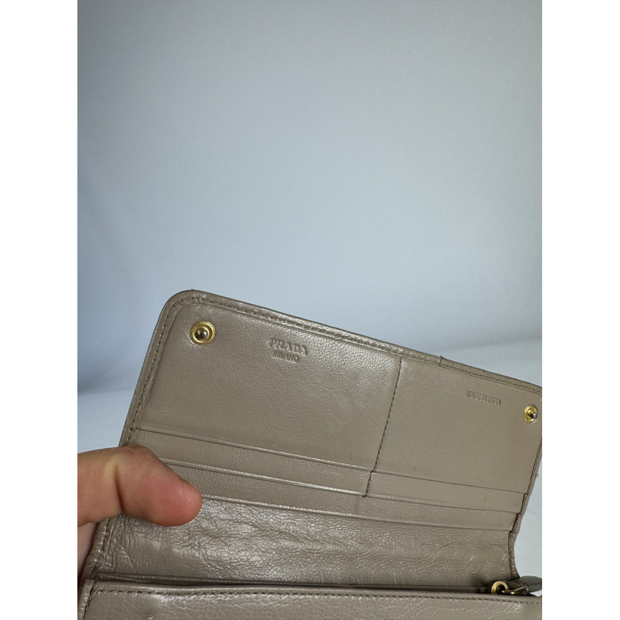 Prada Brown Leather Wallet image 4