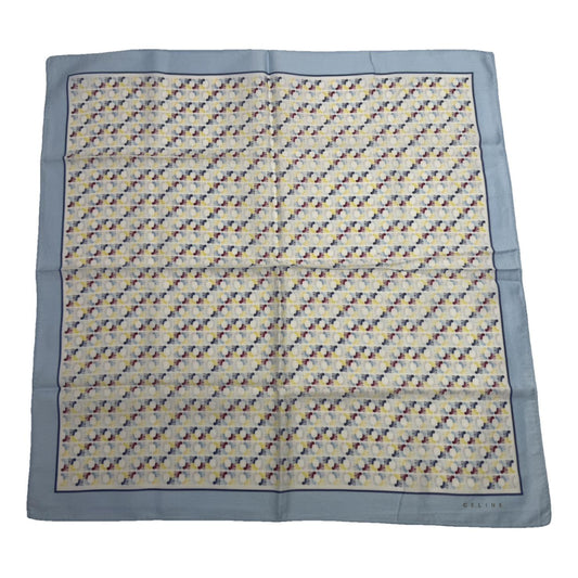Celine Blue Silk Scarf image 1