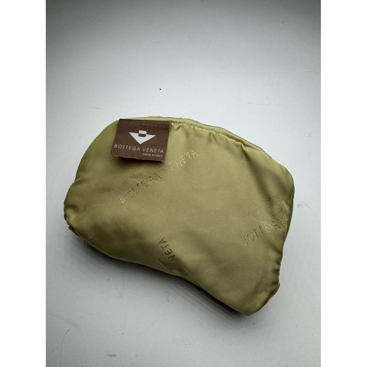 Bottega Veneta Pochette Knot Brown Cotton Clutch Bag image 2