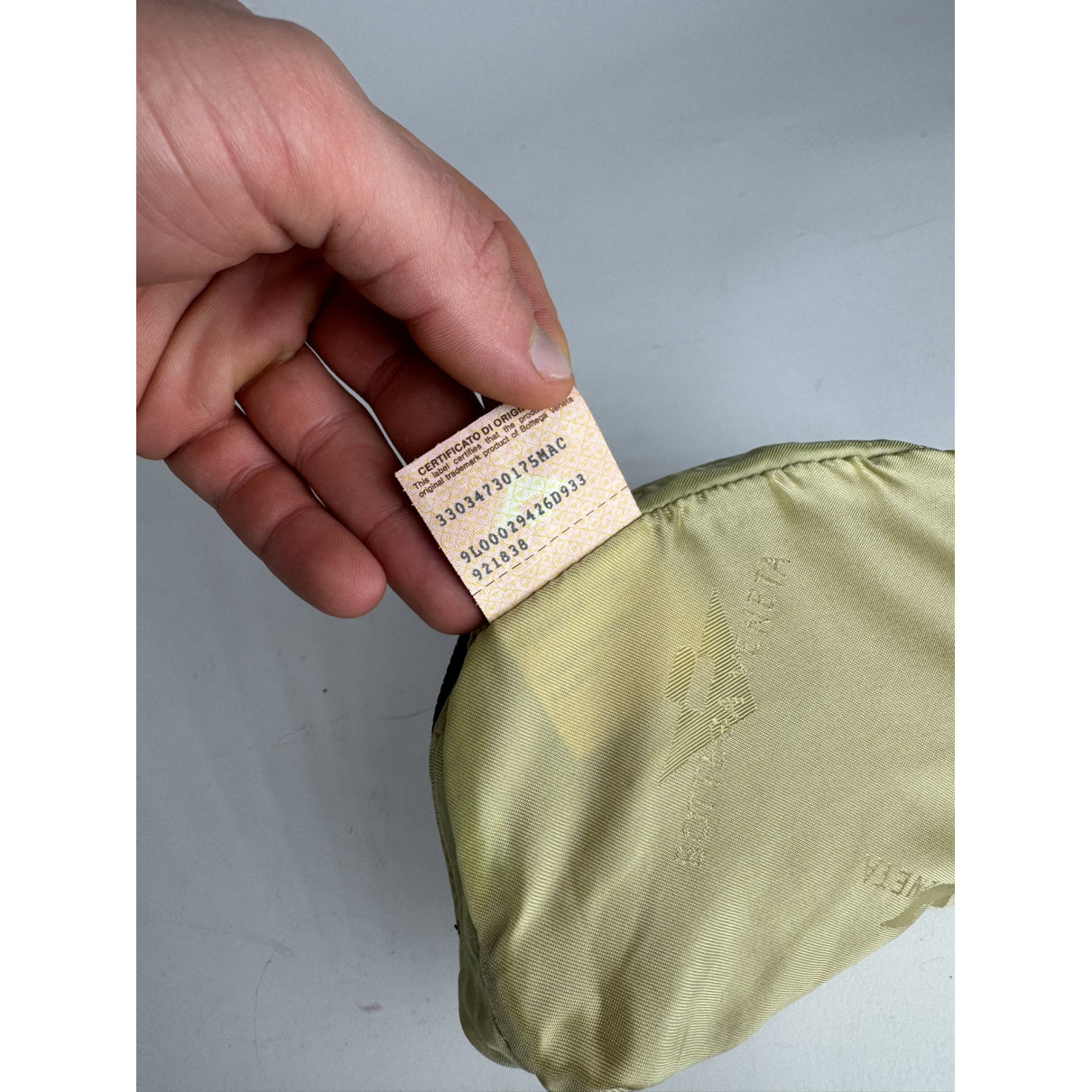 Bottega Veneta Pochette Knot Brown Cotton Clutch Bag image 3