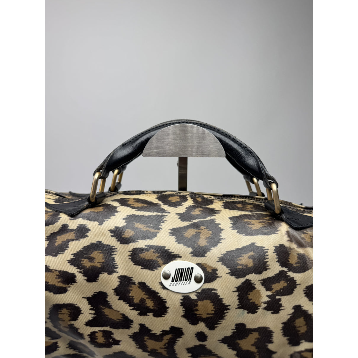 Gaultier Junior Black Leather Handbag image 3