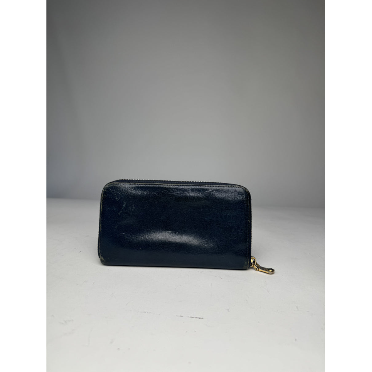 Miu Miu Navy Leather Wallet image 2