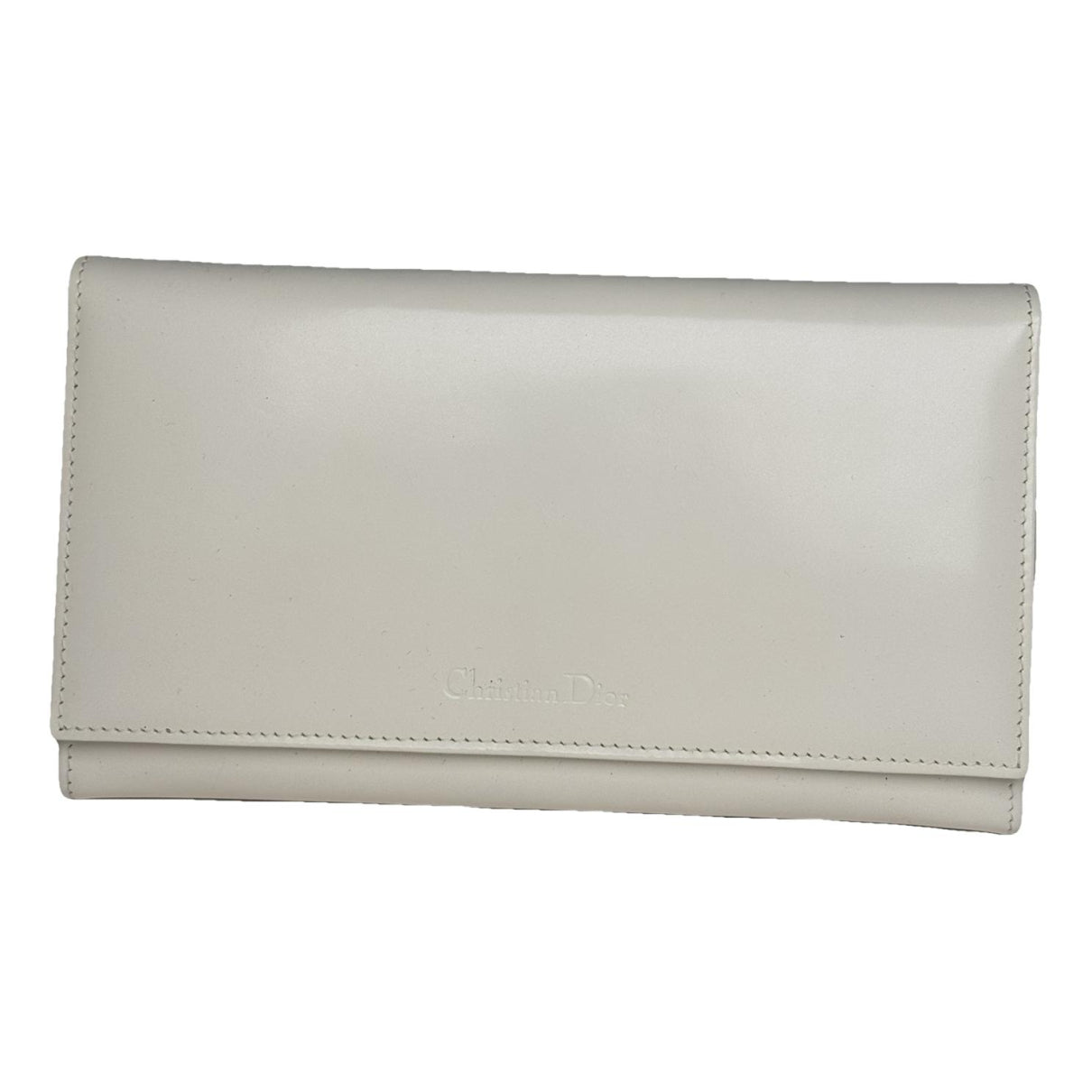 Dior Miss Dior White Patent Leather Wallet image 1
