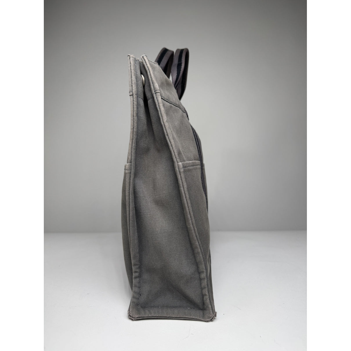 Hermès Grey Cotton Handbag image 4