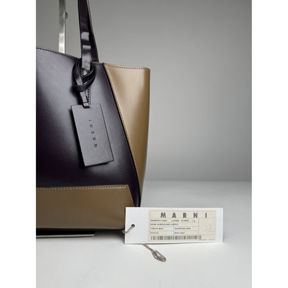 Marni Purple Leather Handbag image 2