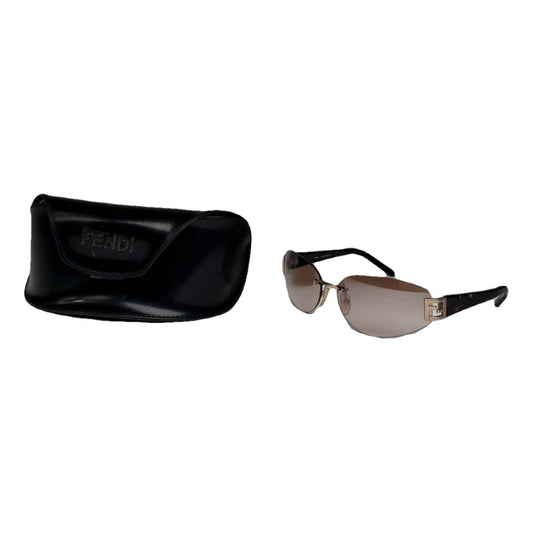 Fendi Brown Plastic Sunglasses image 1