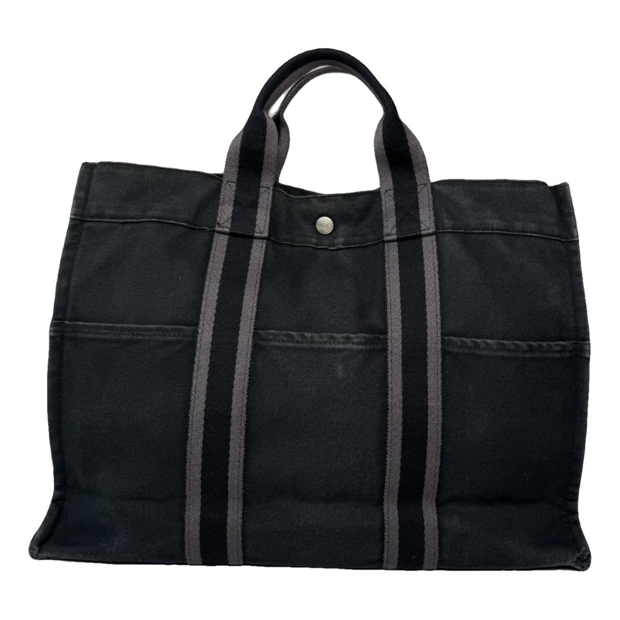 Hermès Black Cotton Handbag image 1
