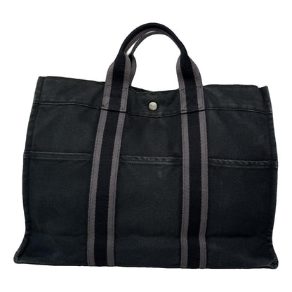 Hermès Black Cotton Handbag image 1