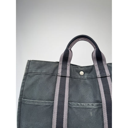 Hermès Black Cotton Handbag image 3