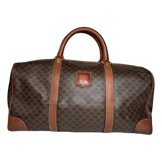 Celine Brown Leather Travel Bag image 1
