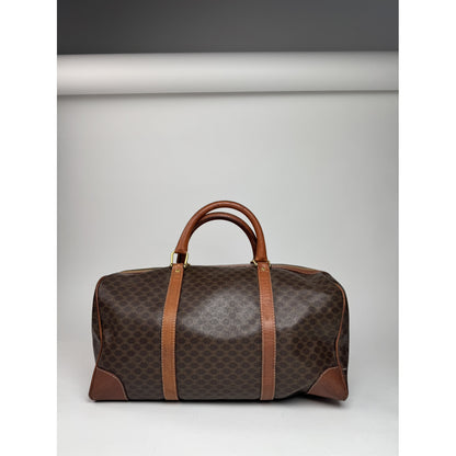 Celine Brown Leather Travel Bag image 5