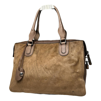 Marni Brown Fur Handbag image 1