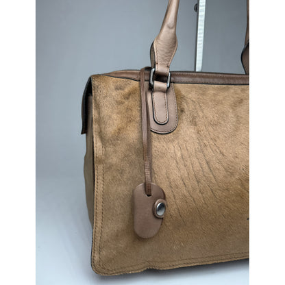 Marni Brown Fur Handbag image 5