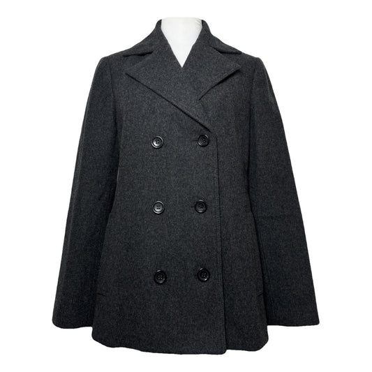 Burberry Kensington Anthracite Wool Trench Coat image 1