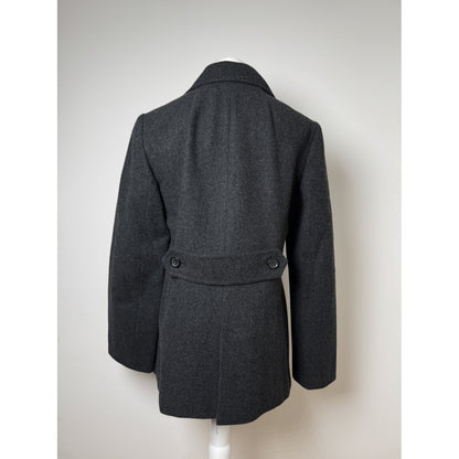 Burberry Kensington Anthracite Wool Trench Coat image 3