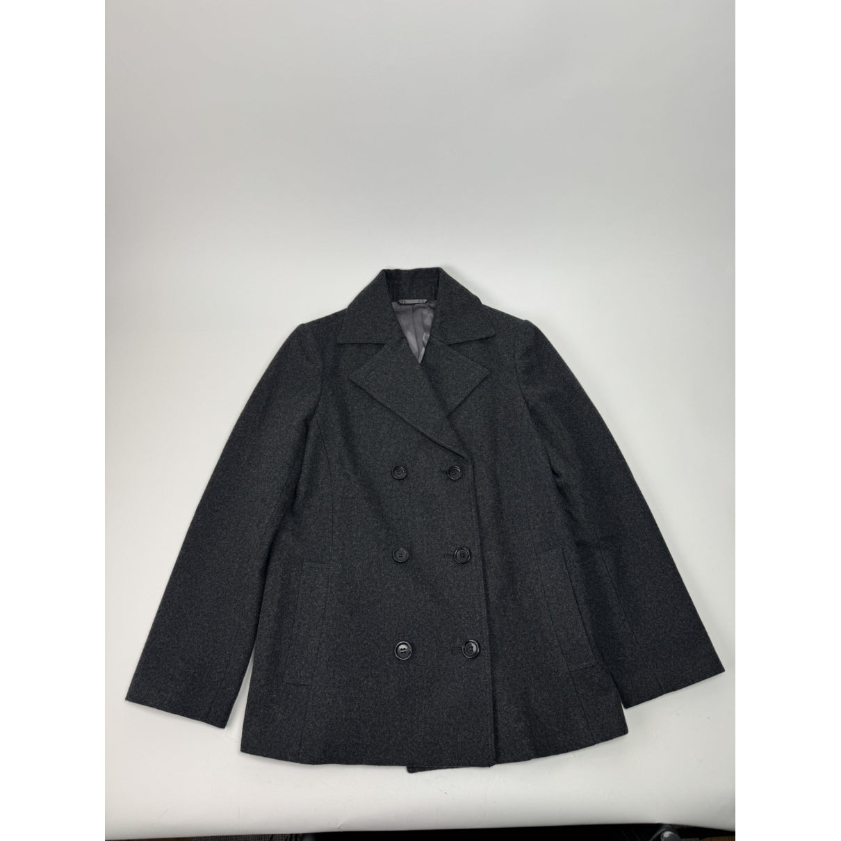 Burberry Kensington Anthracite Wool Trench Coat image 4