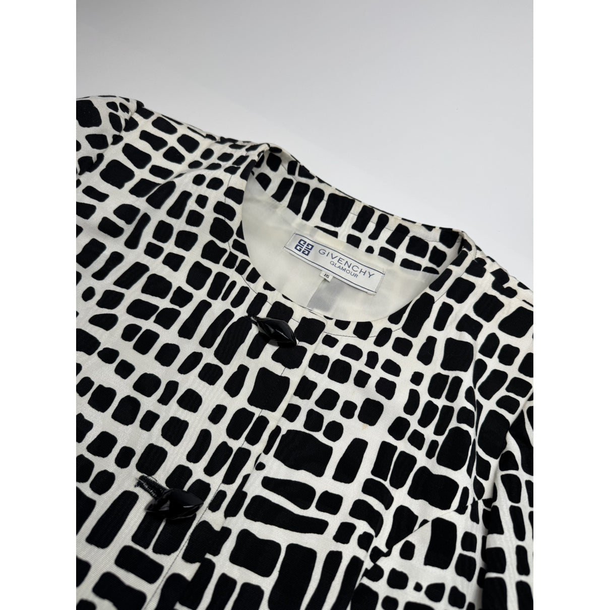 Givenchy Black Silk Trench Coat image 4