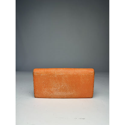 Miu Miu Orange Leather Wallet image 2