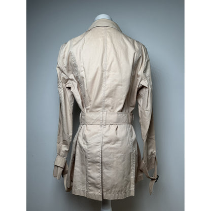 Burberry Kensington Beige Cotton Trench Coat image 4