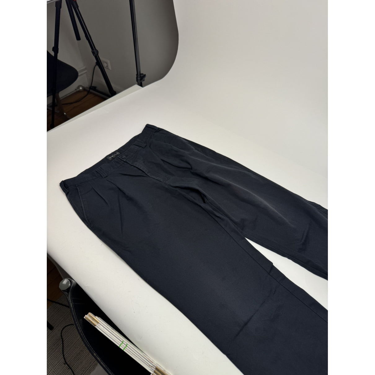 Kansai Yamamoto Navy Cotton Trouser image 3
