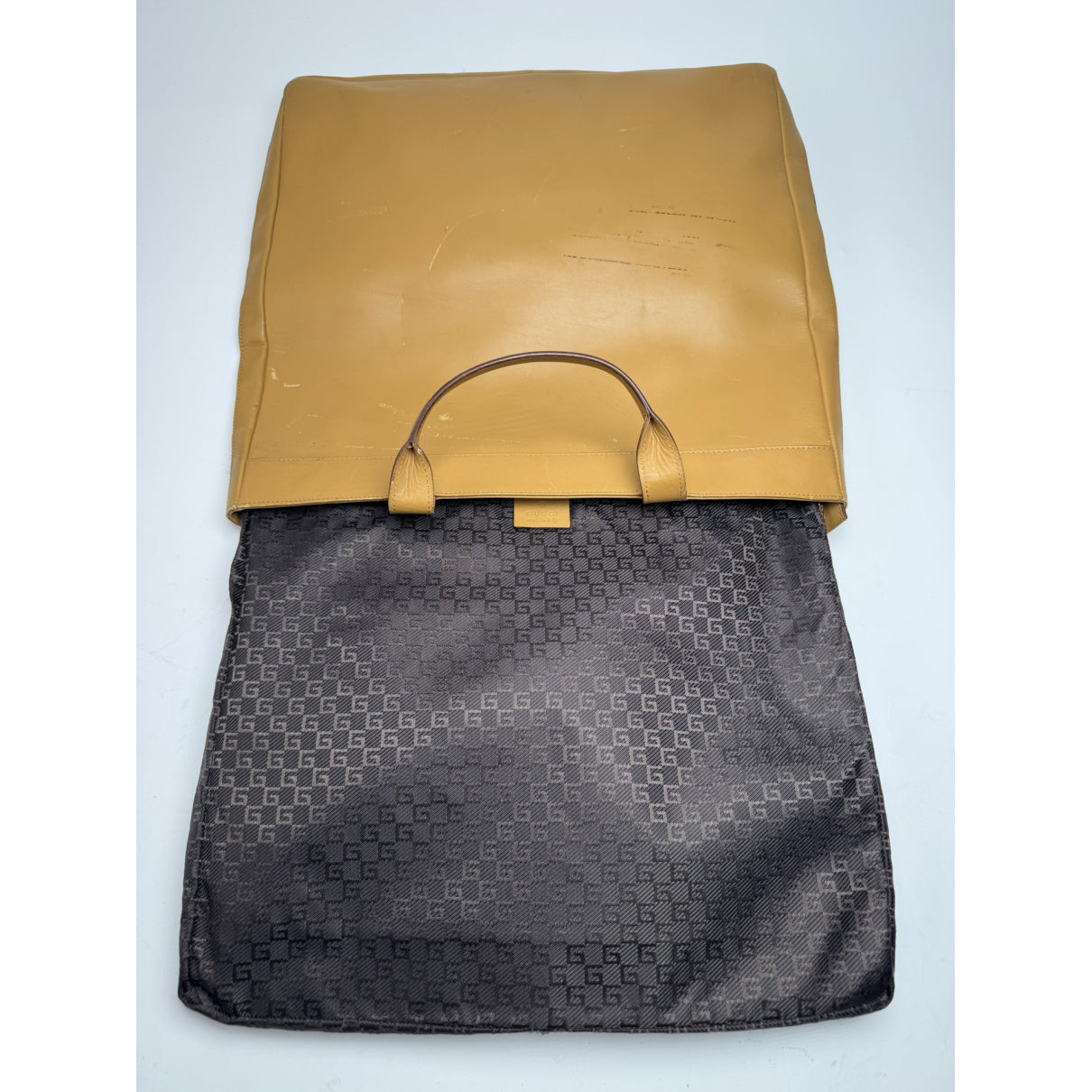 Gucci Jackie 1961 Brown Leather Handbag image 2