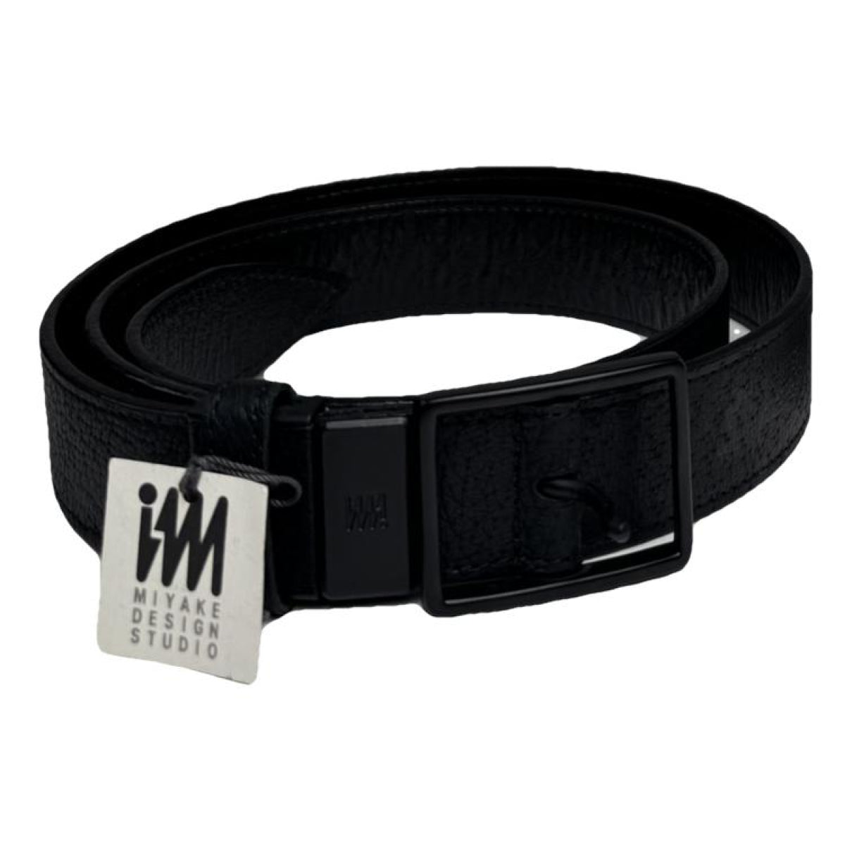 Issey Miyake Black Leather Belt image 1