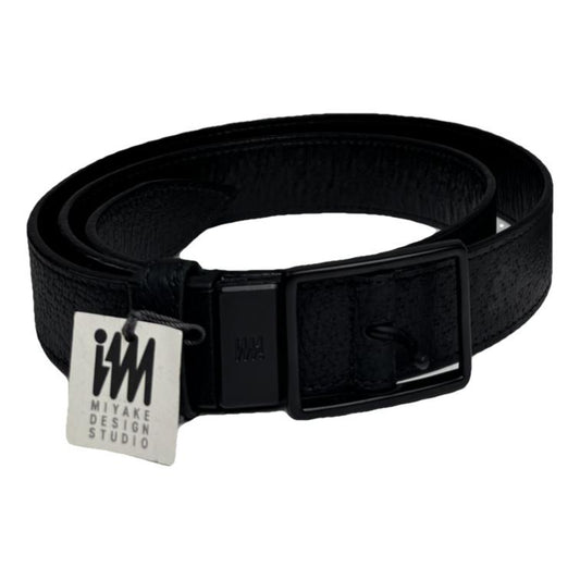 Issey Miyake Black Leather Belt image 1