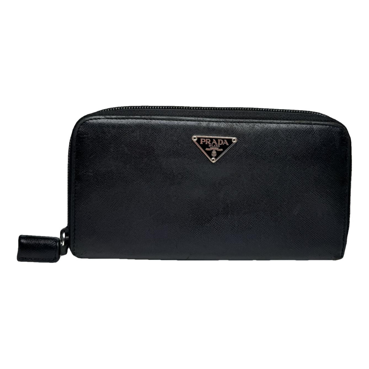 Prada Tessuto  Black Leather Wallet image 1