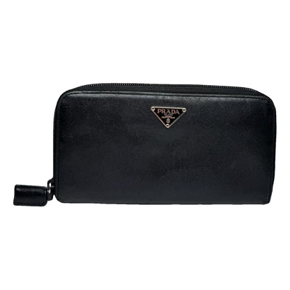 Prada Tessuto  Black Leather Wallet image 1