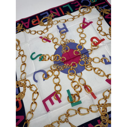 Celine Multicolour Silk Scarf image 3