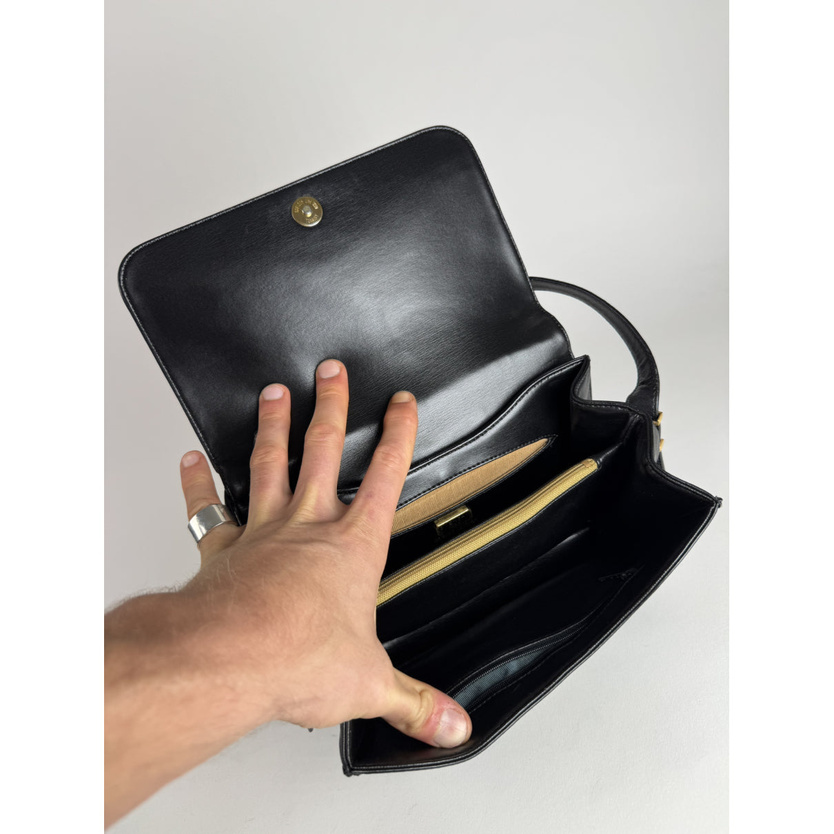 Givenchy 4G Black Leather Handbag image 3