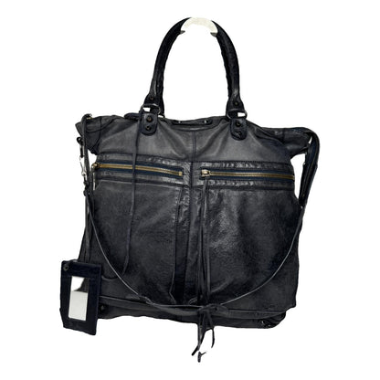 Balenciaga City Navy Leather Handbag image 1