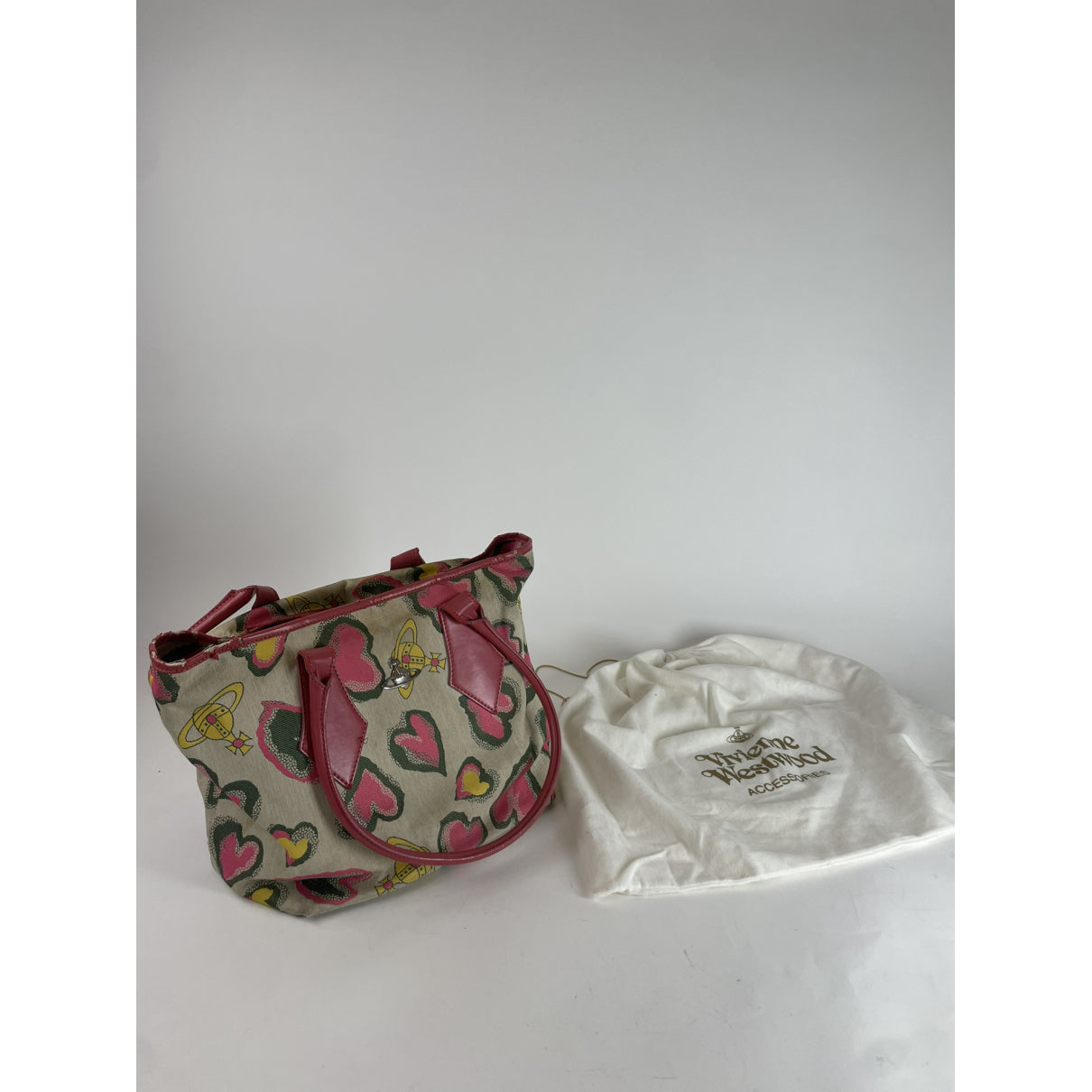 Vivienne Westwood Pink Leather Handbag image 5