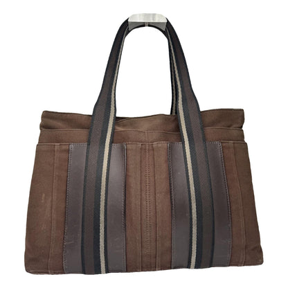 Hermès Troca Brown Cotton Handbag image 1