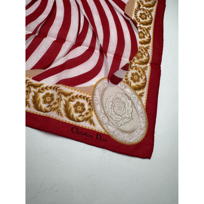 Dior Mitzah ABCDior Red Silk Scarf image 2