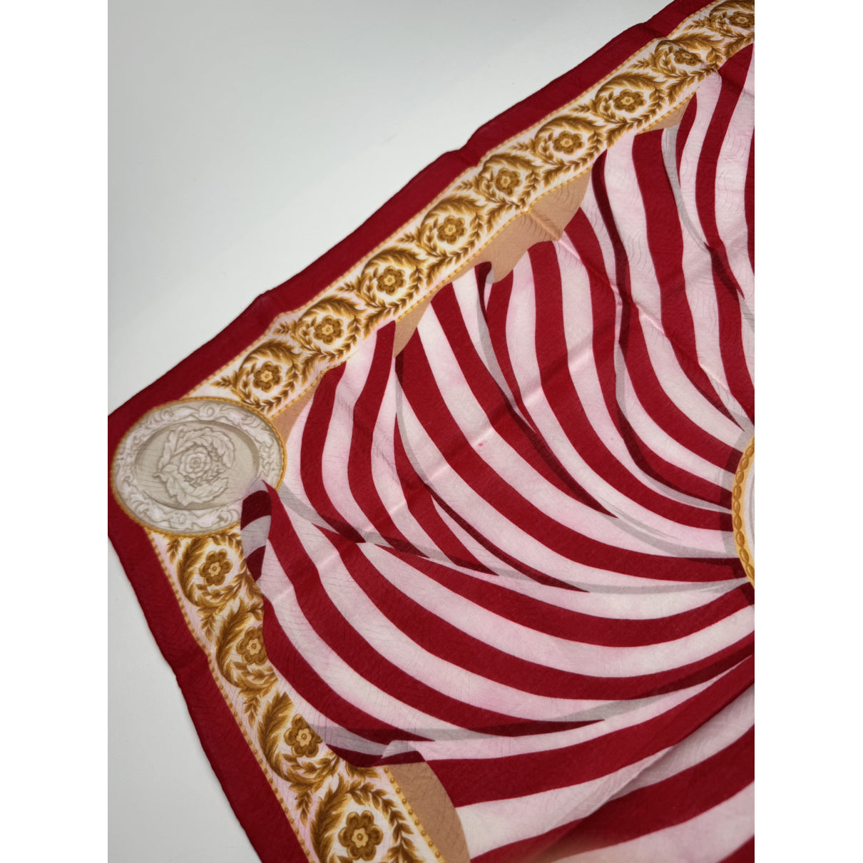 Dior Mitzah ABCDior Red Silk Scarf image 4