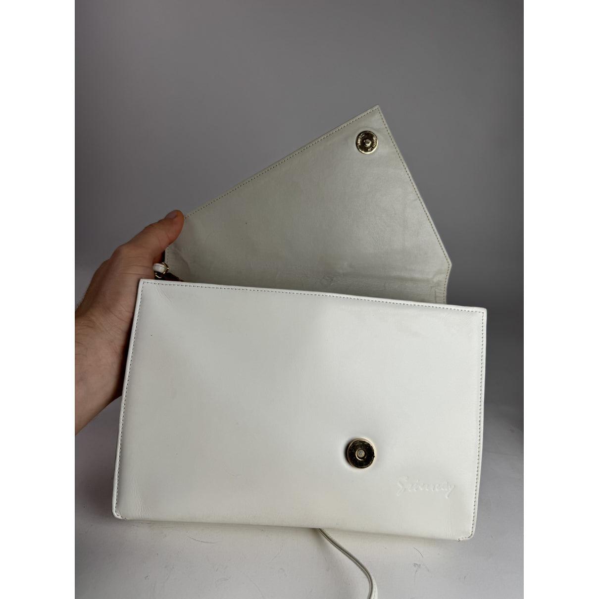 Givenchy 4G White Leather Handbag image 3