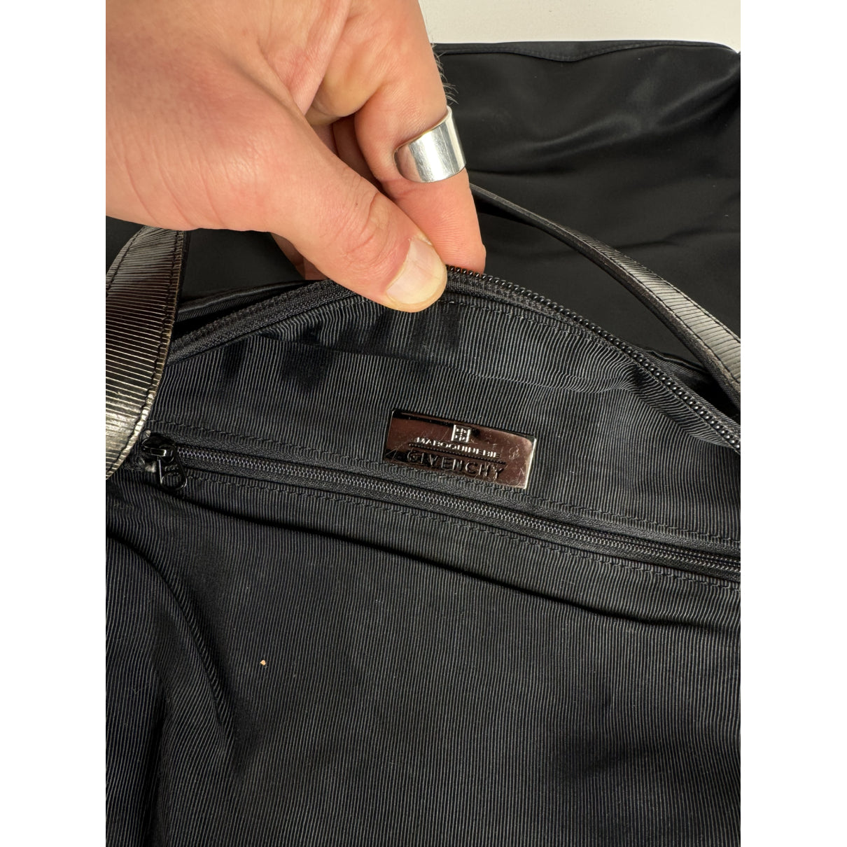 Givenchy 4G Black Cotton Handbag image 3