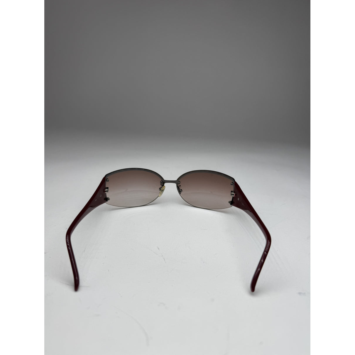 Celine Purple Plastic Sunglasses image 3