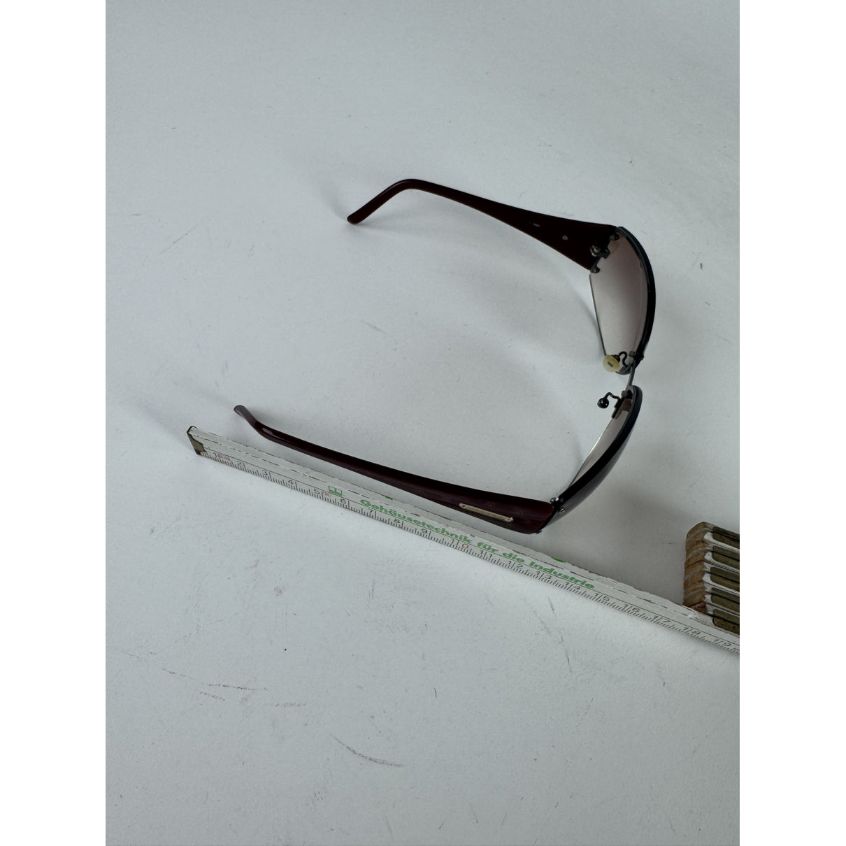 Celine Purple Plastic Sunglasses image 5