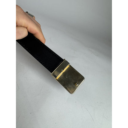 Cartier Black Leather Belt image 3