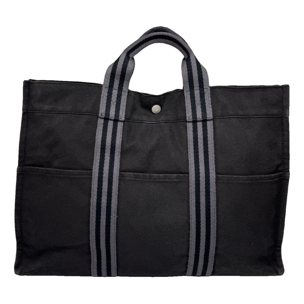 Hermès Black Cotton Handbag image 1