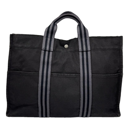 Hermès Black Cotton Handbag image 1