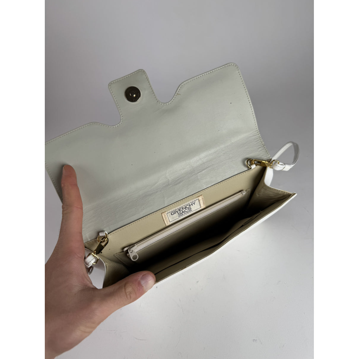 Givenchy 4G White Leather Handbag image 4