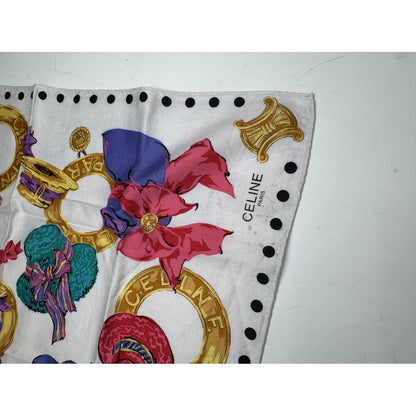 Celine Multicolour Silk Scarf image 2