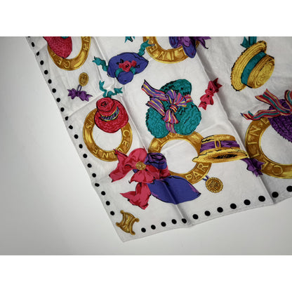 Celine Multicolour Silk Scarf image 4