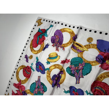 Celine Multicolour Silk Scarf image 5